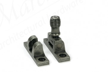 Beehive Brighton Fastener - Narrow (Square) - Pewter Patina