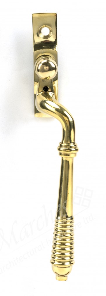  Reeded LH Espag - Polished Brass 