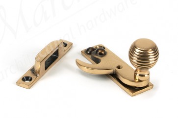 Beehive Sash Hook Fastener - Polished Bronze