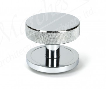 Brompton Centre Door Knob (Plain) - Polished Chrome