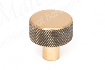 25mm Brompton Cabinet Knob (No rose) - Polished Bronze
