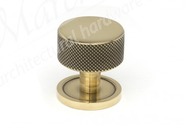 32mm Brompton Cabinet Knob (Plain) - Aged Brass