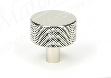 32mm Brompton Cabinet Knob (No rose) - Polished Nickel