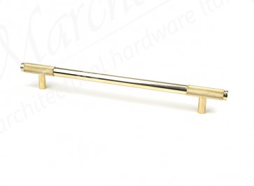 Large Half Brompton Pull Handle - Polished Brass