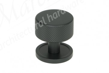 32mm Brompton Cabinet Knob (Plain) - Matt Black