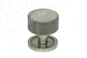 32mm Brompton Cabinet Knob (Plain) - Pewter