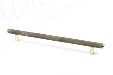 Large Full Brompton Pull Handle - Aged Brass
