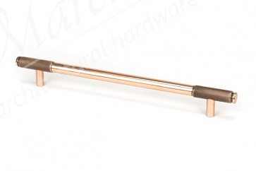 Large Half Brompton Pull Handle - Polished Bronze