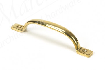 Slim Sash Pull - Polished Brass