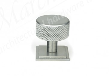 32mm Brompton Cabinet Knob (Square) - Satin Chrome