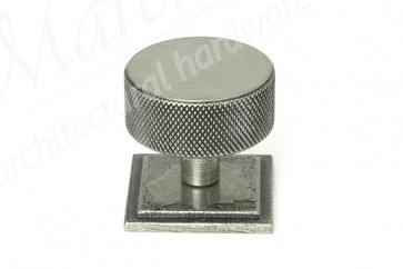 38mm Brompton Cabinet Knob (Square) - Pewter