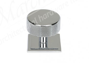 38mm Brompton Cabinet Knob (Square) - Polished Chrome