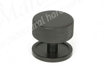 38mm Brompton Cabinet Knob (Plain) - Aged Bronze