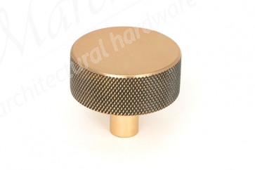38mm Brompton Cabinet Knob (No rose) - Polished Bronze