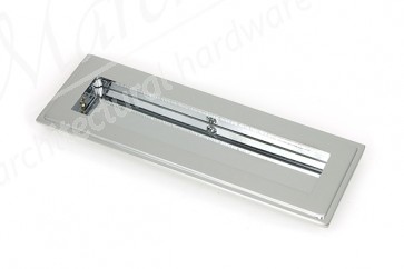 175mm Art Deco Rectangular Pull - Polished Chrome