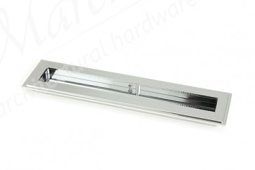 250mm Art Deco Rectangular Pull - Polished Chrome