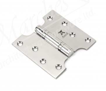 4" x 2" x 4"  Parliament Hinge (pair) SS - Polished SS