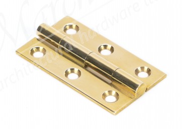 2" Butt Hinge (pair) - Polished Brass