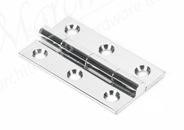 2" Butt Hinge (pair) - Polished Chrome