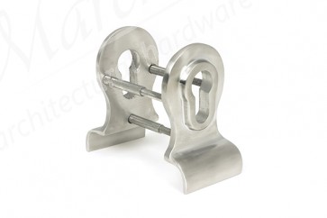 50mm Euro Door Pull (Back to Back fixings) - Satin SS (316)