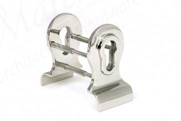 50mm Euro Door Pull (Back to Back fixings) - Polished SS (316)