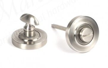 Round Thumbturn Set (Plain) - Satin SS (316)