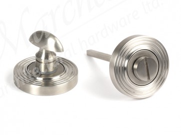 Round Thumbturn Set (Beehive) - Satin SS (316)