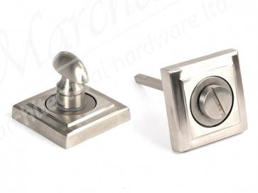 Round Thumbturn Set (Square) - Satin SS (316)