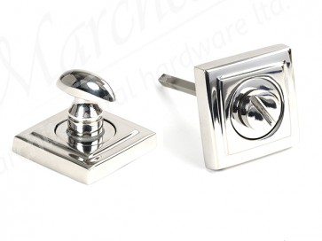 Round Thumbturn Set (Square) - Polished SS (316)