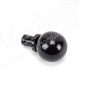 Ball Curtain Finial (pair) - Black
