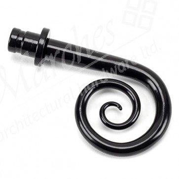 Monkeytail Curtain Finial (pair) - Black