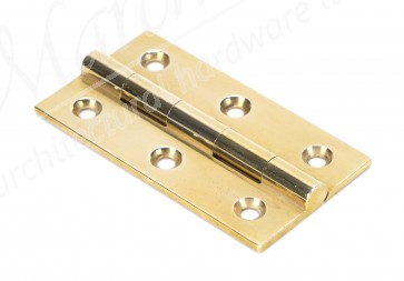 2.5" Butt Hinge (pair) - Polished Brass