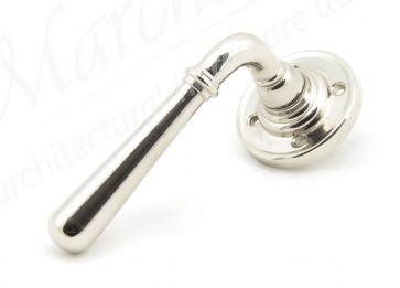 Newbury Lever on Rose Set Unsprung - Polished Nickel