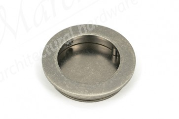 60mm Plain Round Pull - Pewter