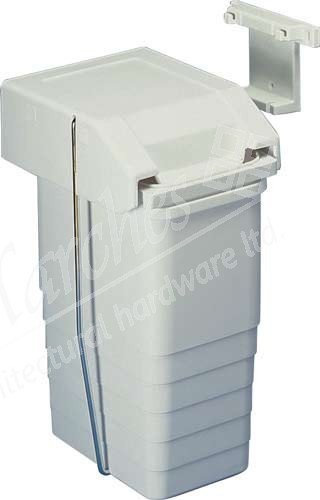 Waste Bin Pl White 8l