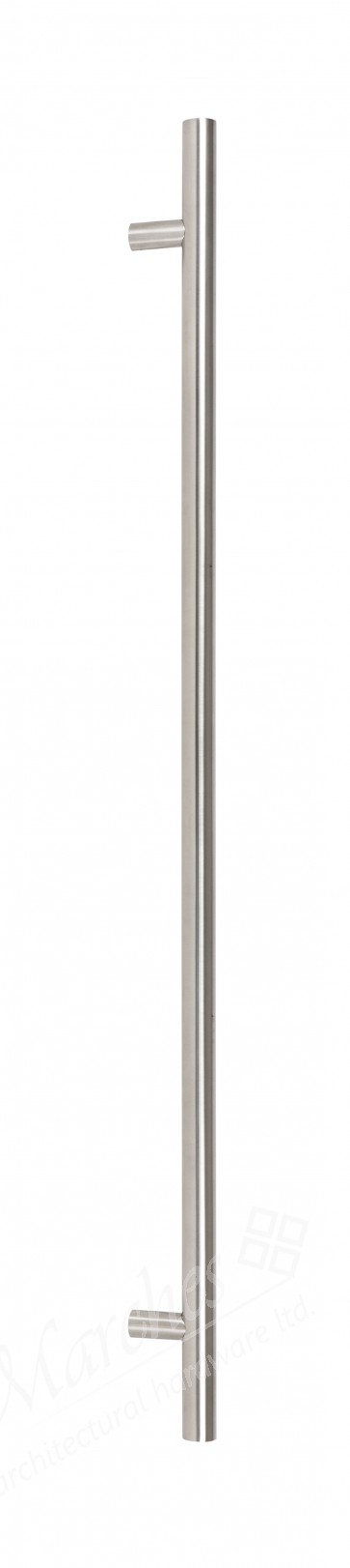 1.2m T Bar Handle Bolt Fix 32mm Ø - Satin SS (316)