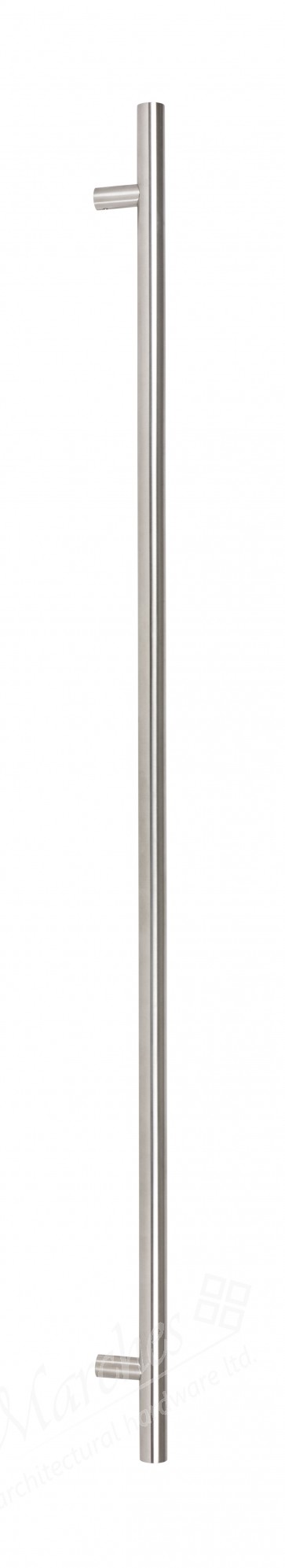 1.5m T Bar Handle Bolt Fix 32mm Ø - Satin SS (316)