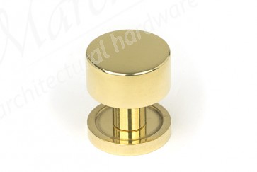 25mm Kelso Cabinet Knob (Plain) - Polished Brass