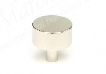 32mm Kelso Cabinet Knob (No Rose) - Polished Nickel