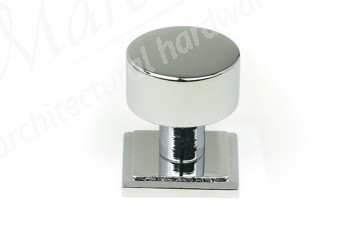 25mm Kelso Cabinet Knob (Square) - Polished Chrome