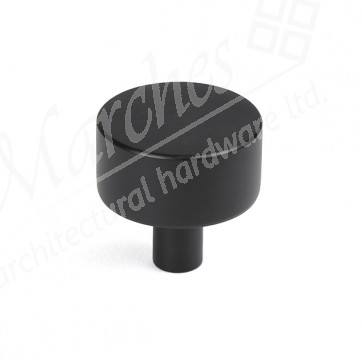 32mm Kelso Cabinet Knob (No rose) - Matt Black