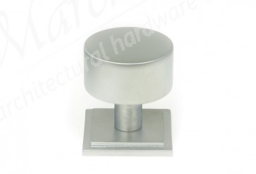 32mm Kelso Cabinet Knob (Square) - Satin Chrome