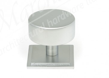 38mm Kelso Cabinet Knob (Square) - Satin Chrome