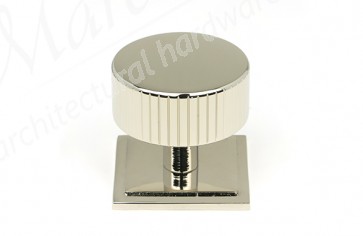 38mm Judd Cabinet Knob (Square) - Polished Nickel