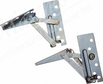 Swing up flap hinges