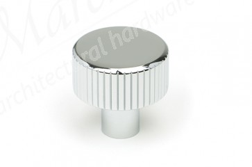 25mm Judd Cabinet Knob (No rose) - Polished Chrome