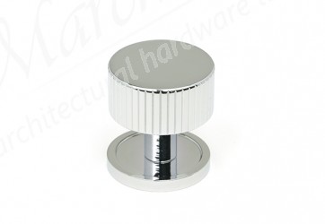 32mm Judd Cabinet Knob (Plain) - Polished Chrome