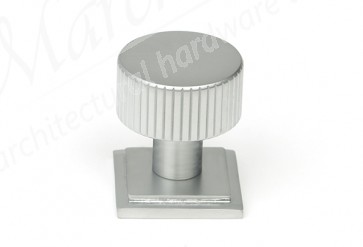 25mm Judd Cabinet Knob (Square) - Satin Chrome