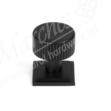 25mm Judd Cabinet Knob (Square) - Matt Black