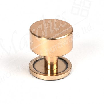 32mm Kelso Cabinet Knob (Plain) - Polished Bronze